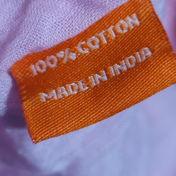 Oliphant Pink Printed Maxi Dress with Subtle Purple Accents - Picture 8 of 9